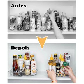 Bandeja Organizadora Giratória Multifuncional