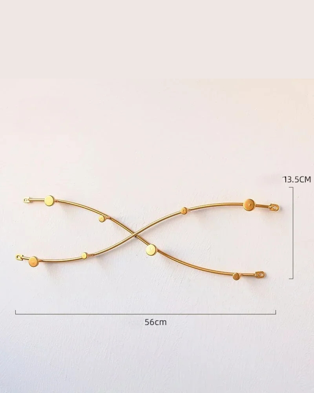 Cabide de Parede Moderno em Ferro para Entrada e Sala