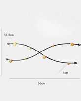 Cabide de Parede Moderno em Ferro para Entrada e Sala