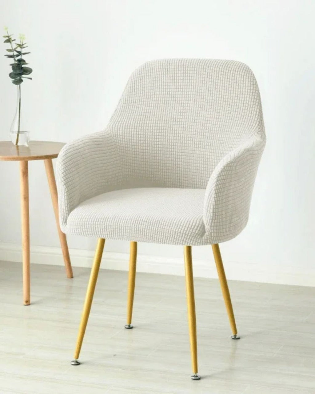 Capa de Cadeira com Braço em Velo Polar Elástico Ajustável e Lavável