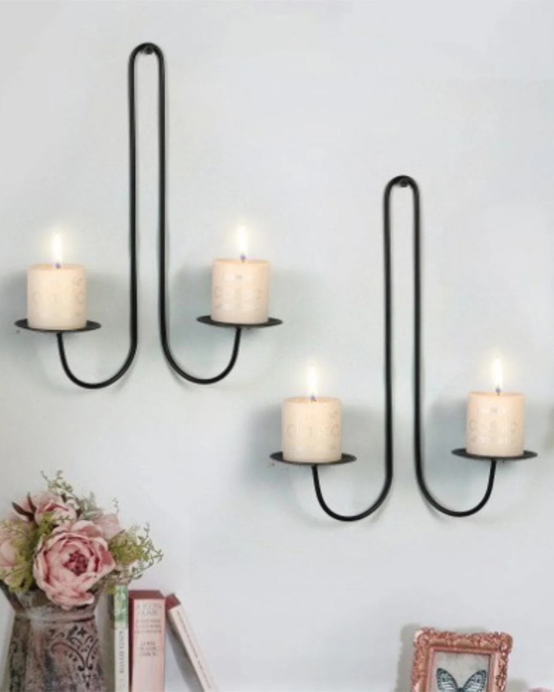 Castiçal de Parede em Ferro