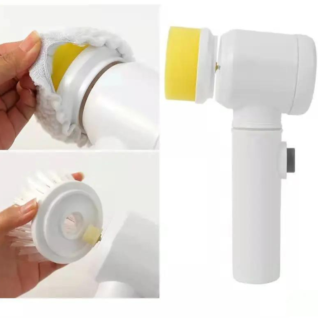 Escova de Limpeza Elétrica 5 em 1