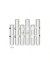 Vasos de Vidro Suspensos para Plantas Kit 4 ou 6 Unidades