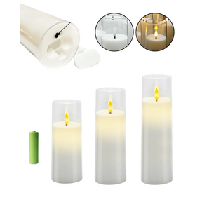 Velas LED Sem Chama com Controle Remoto